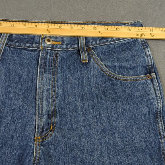 Cinch Jeans Men's 35x34 Fits 34x33 Blue Western Denim Green Label Cowboy Rodeo - Picture 6 of 11